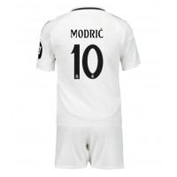 Real Madrid Luka Modric #10 Hemmadräkt Barn 2024-25 Kortärmad (+ Korta byxor)